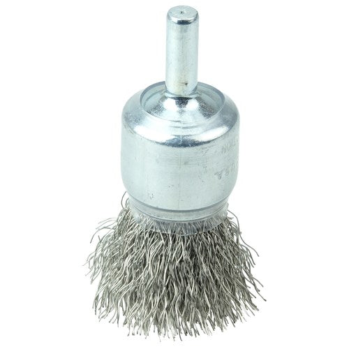 11014 3/4" SS CRIMP WIRE END BRUSH