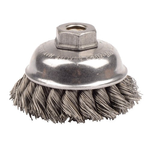 13153 3 1/2" KNOT CUP BRUSH 3/8-24