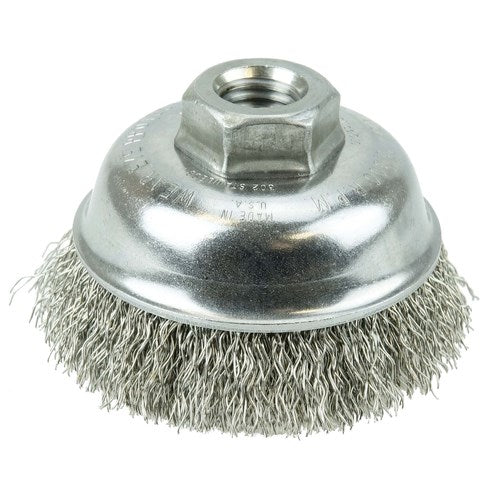 13188 3 1/2 SS CUP BRUSH 5/8-11