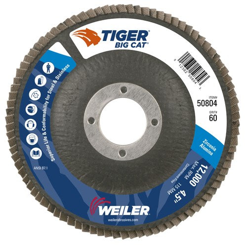 50804 4 1/2" 60G FLAT BIG CAT DISC