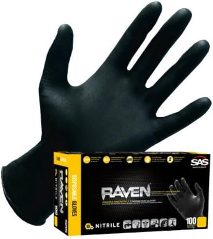 RAVEN NITRILE GLOVE XL 100pk