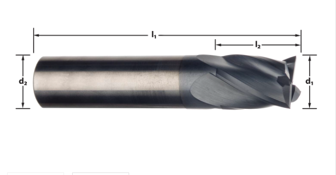 1/16 END MILL LL SPECT 4FLT