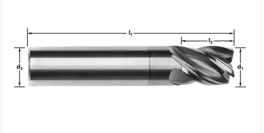 M924 1/8 SQ END  PF MILL