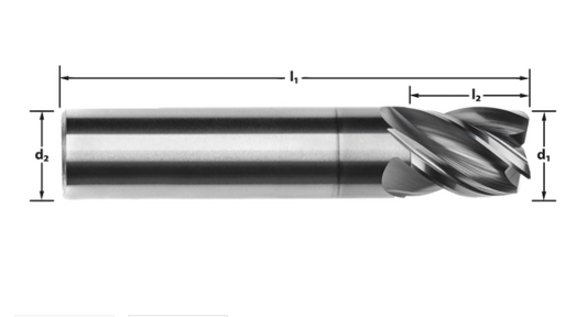 M924 3/16 SQ END PF MILL