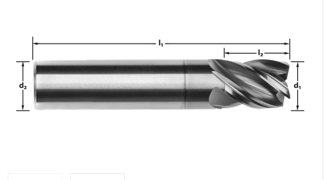 M924 3/8 SQ END PF MILL