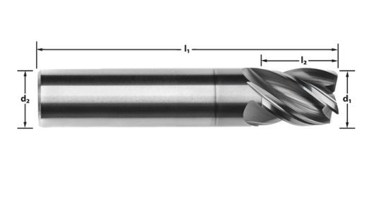 M924 5/32 4 FLT SQ END MILL