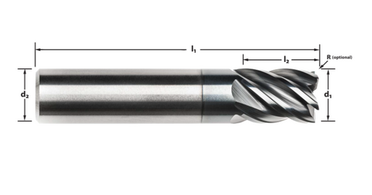 1/2 M525 5FLT .060RAD