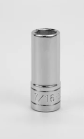 7/16" 3/8"DR 6PT DEEP SOCKETS