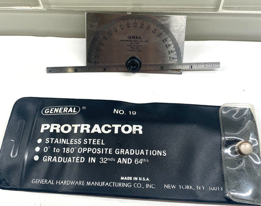 DEPTH GAGE PROTRACTOR